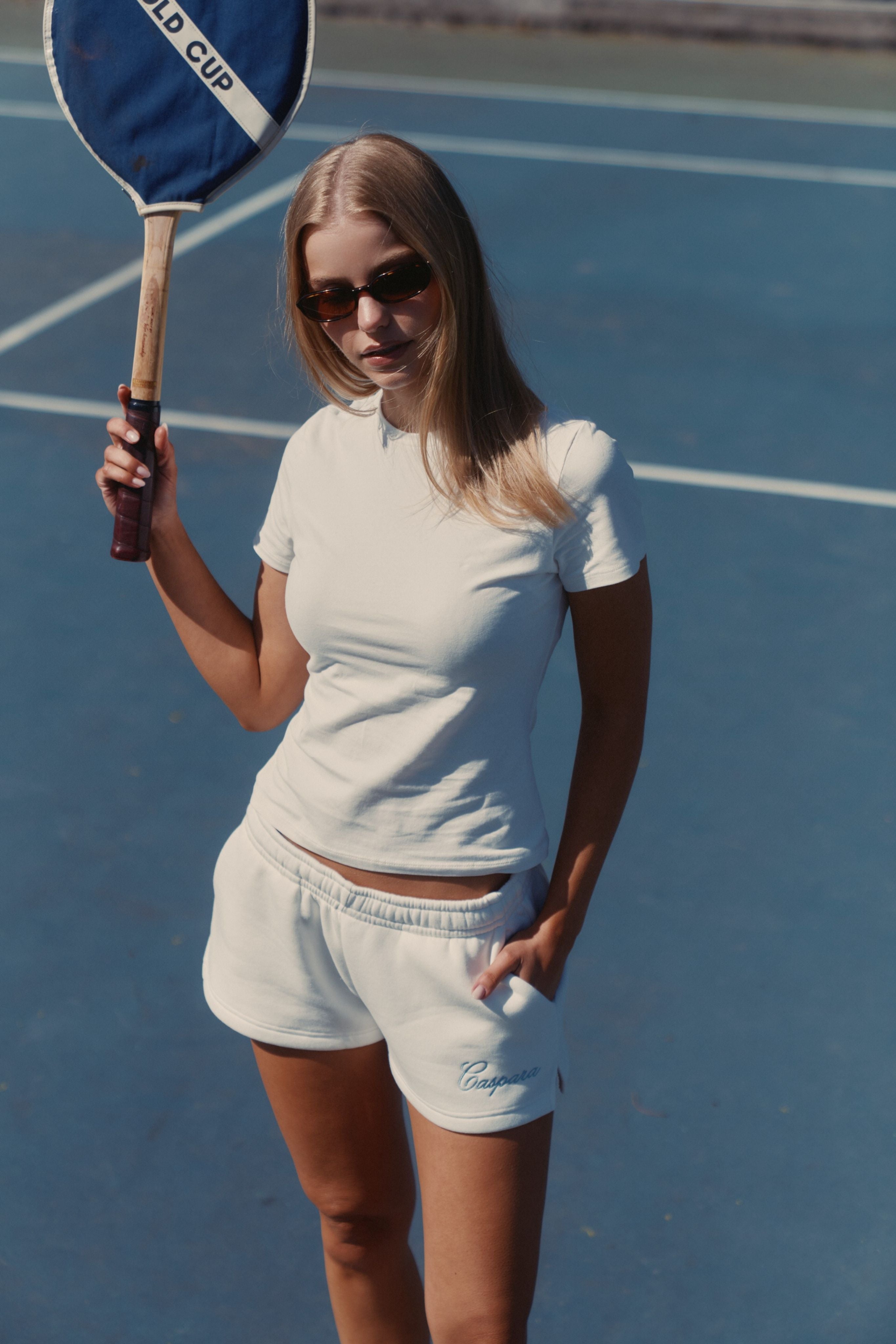 W. Baby Tee - White